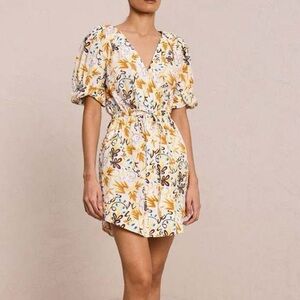 ALC Floral Cotton Mini Dress
